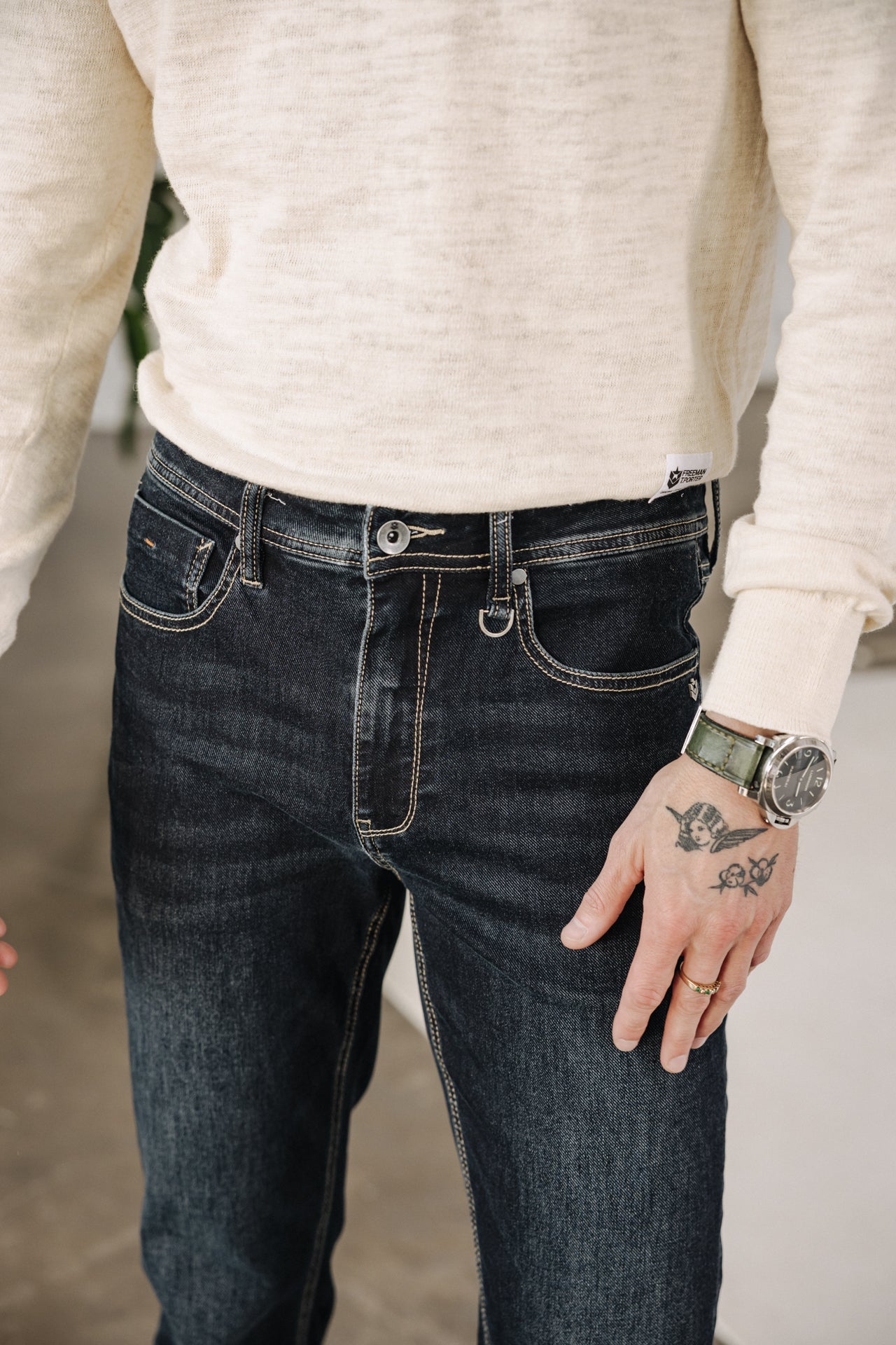 

Jeans droit ajusté Homme Jimmy joggy | Freeman T. Porter