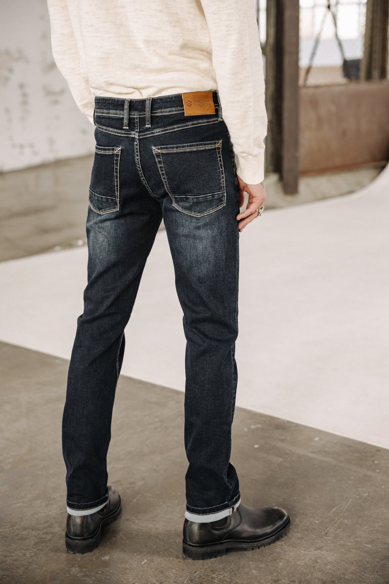 

Jeans droit ajusté Homme Jimmy joggy | Freeman T. Porter