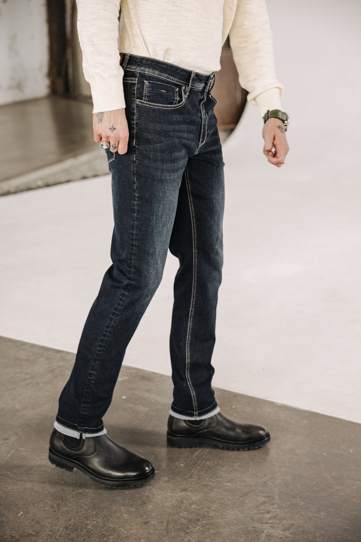 

Jeans droit ajusté Homme Jimmy joggy | Freeman T. Porter