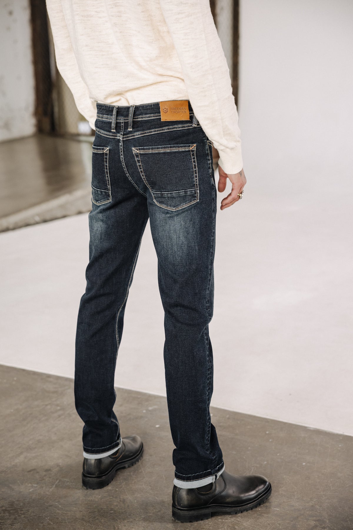 

Jeans droit ajusté Homme Jimmy joggy | Freeman T. Porter
