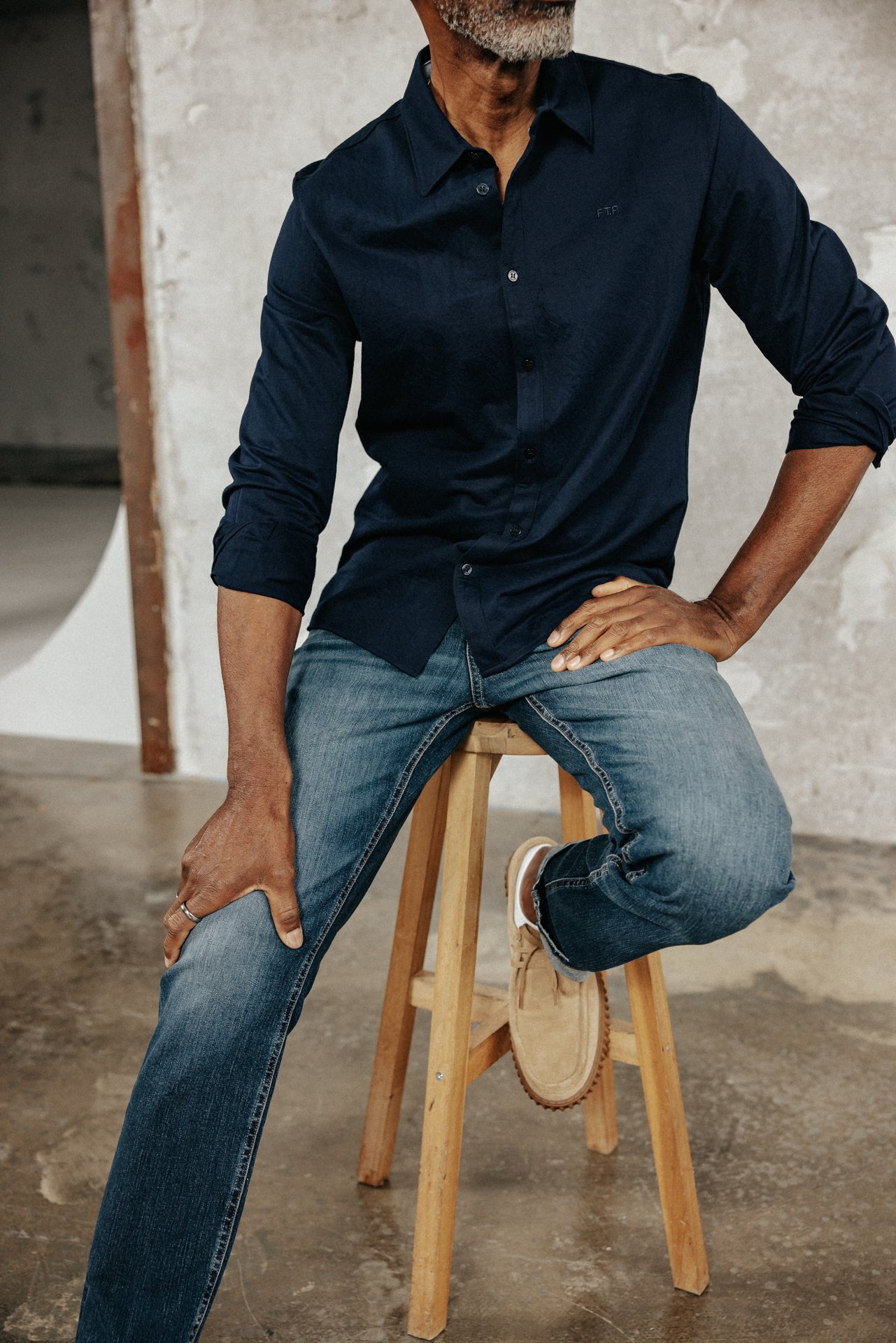 

Jeans rectos ajustados Hombre Jimmy samba dark | Freeman T. Porter