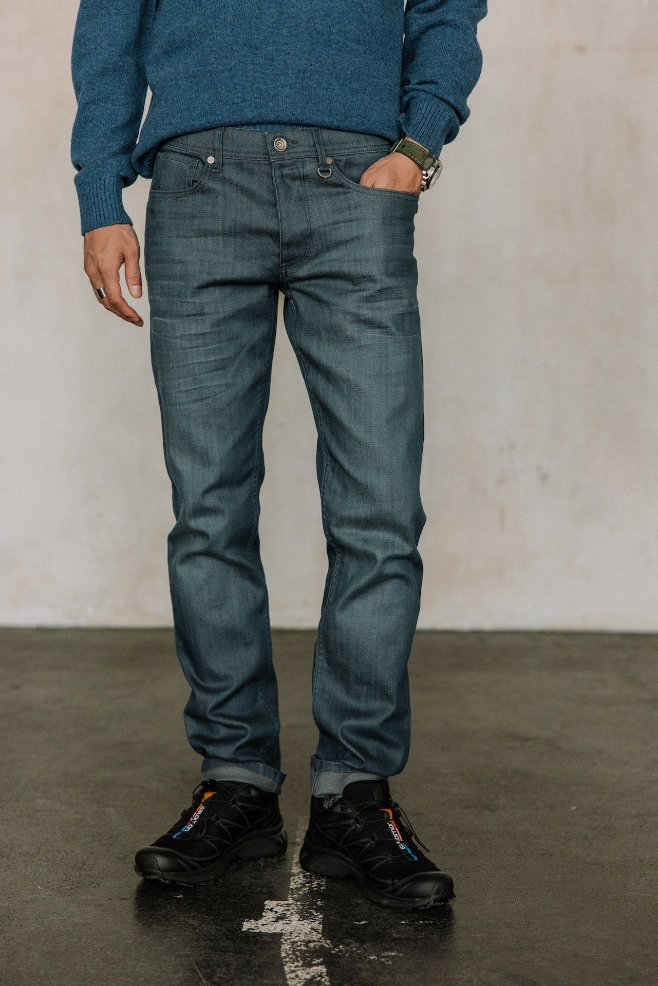 

Jeans droit ajusté Homme Jimmy cid grey-blue | Freeman T. Porter