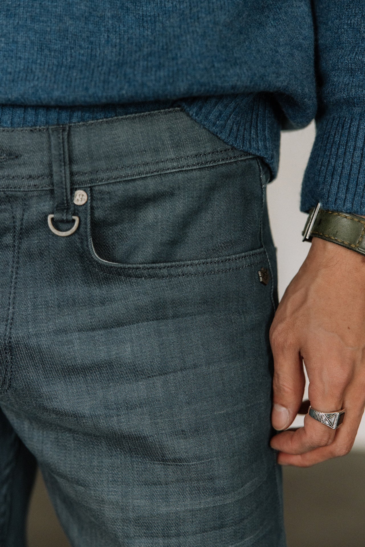 

Jeans droit ajusté Homme Jimmy cid grey-blue | Freeman T. Porter
