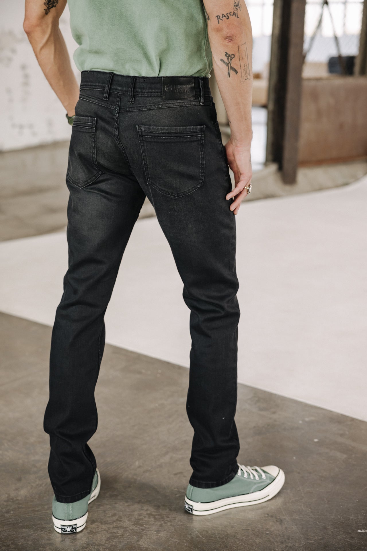 

Vaqueros rectos Hombres Jimmy cid black | Freeman T. Porter