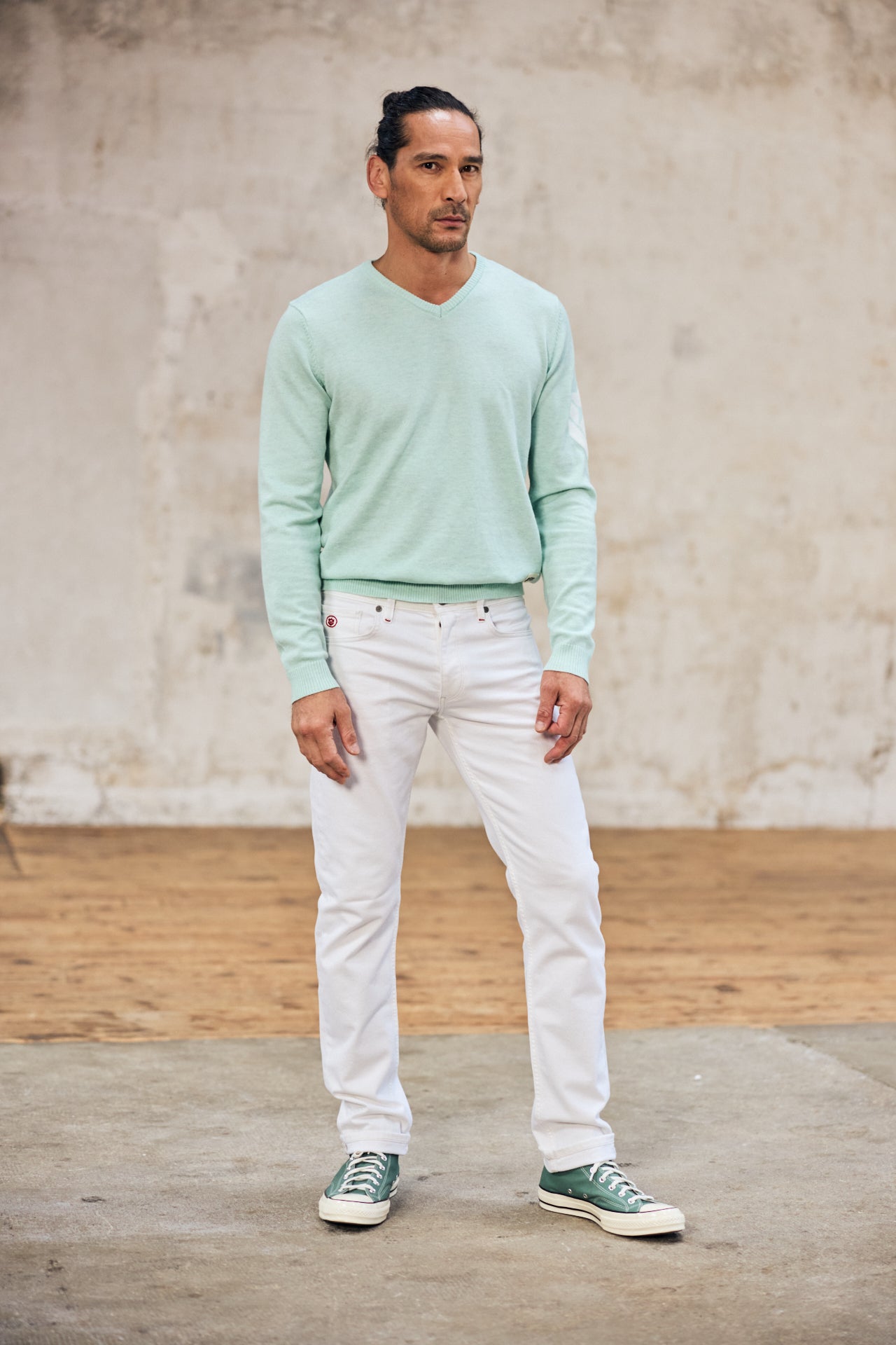 

Gerade geschnittene Hose Mann Jimmy Andalousia off white | Freeman T. Porter