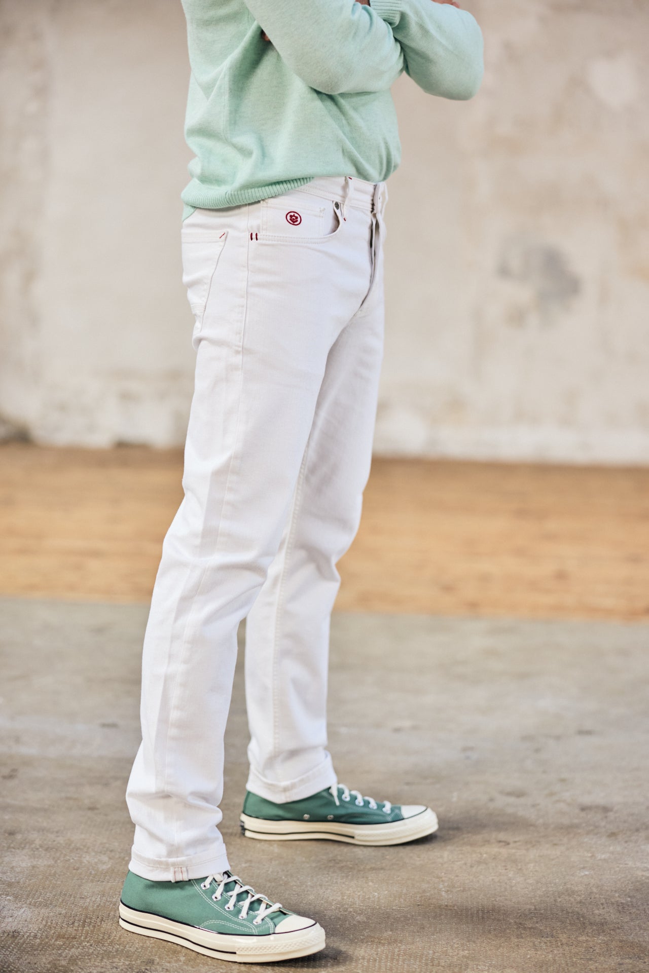 

Gerade geschnittene Hose Mann Jimmy Andalousia off white | Freeman T. Porter