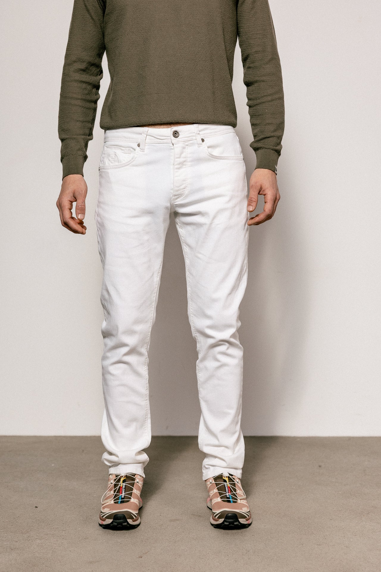 

Pantalon droit ajusté Homme Jimmy Saloon bright white | Freeman T. Porter