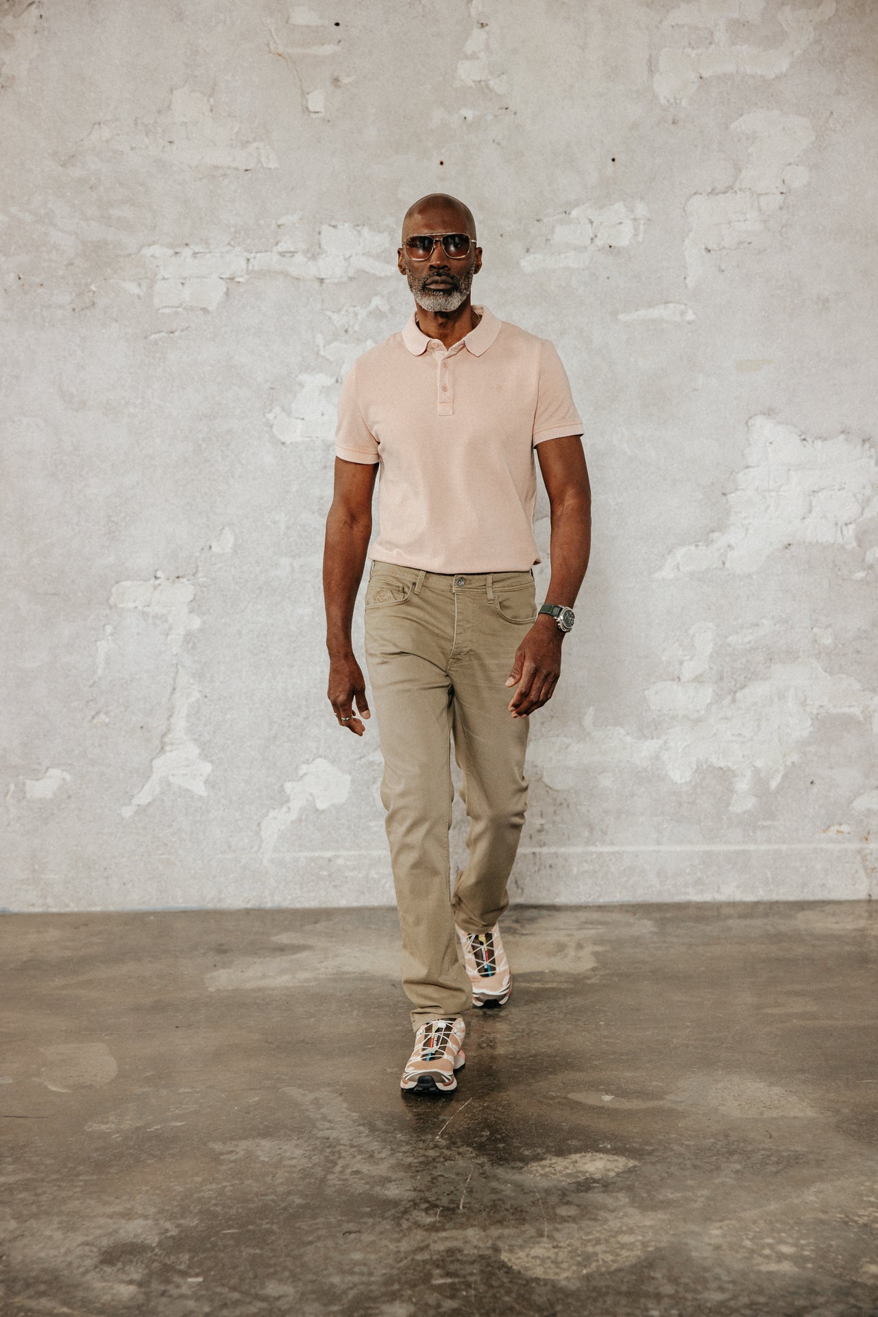 

Pantalón recto ajustado Hombre Jimmy Saloon kelp | Freeman T. Porter