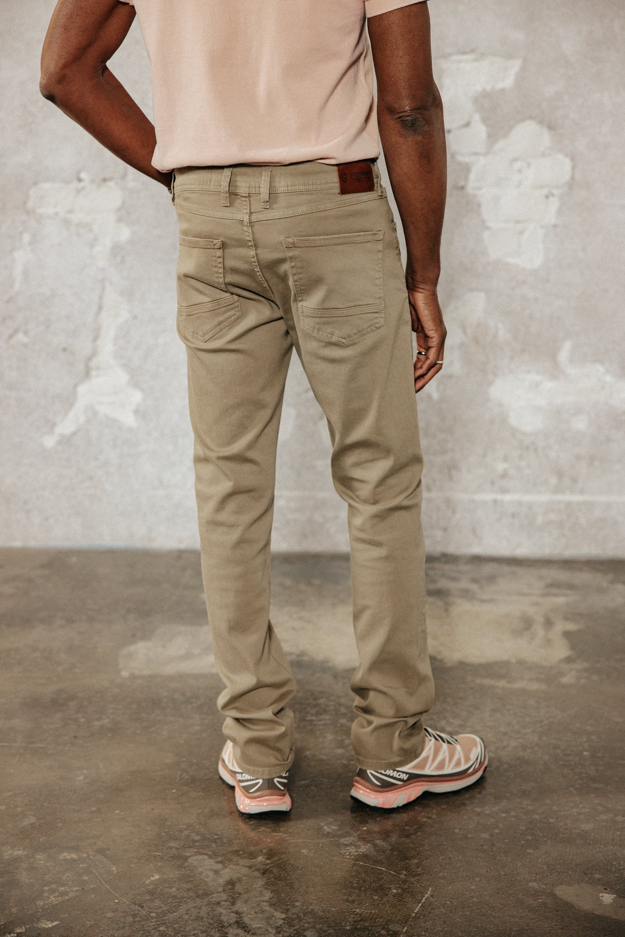 

Pantalón recto ajustado Hombre Jimmy Saloon kelp | Freeman T. Porter