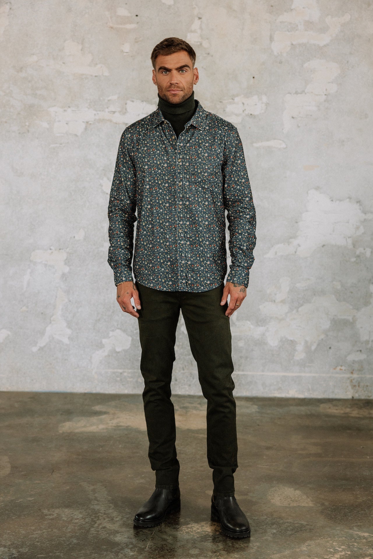 

Pantalon droit ajusté Hombres Jimmy New Magic Color Oil mayfly | Freeman T. Porter