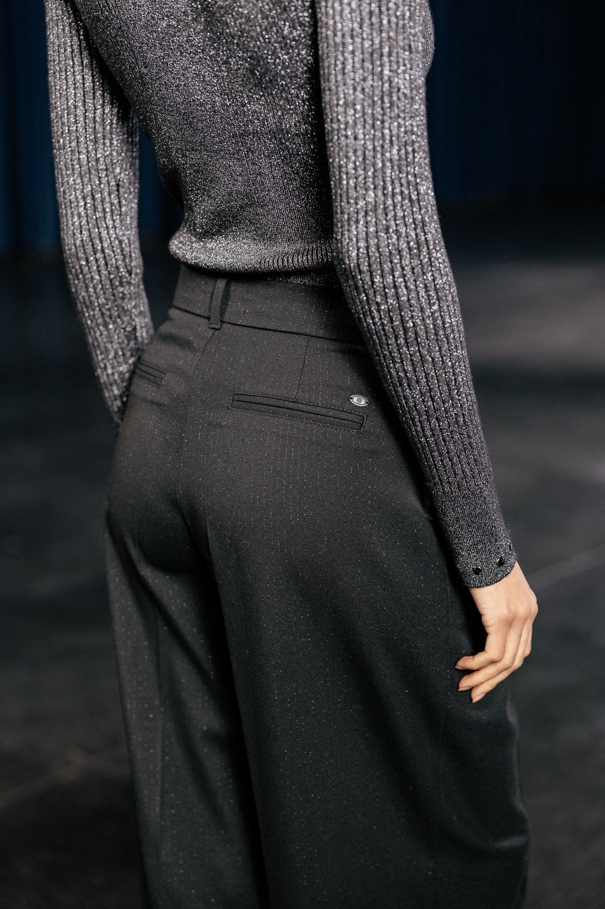 

City flare trousers Women Alison Cascada black | Freeman T. Porter