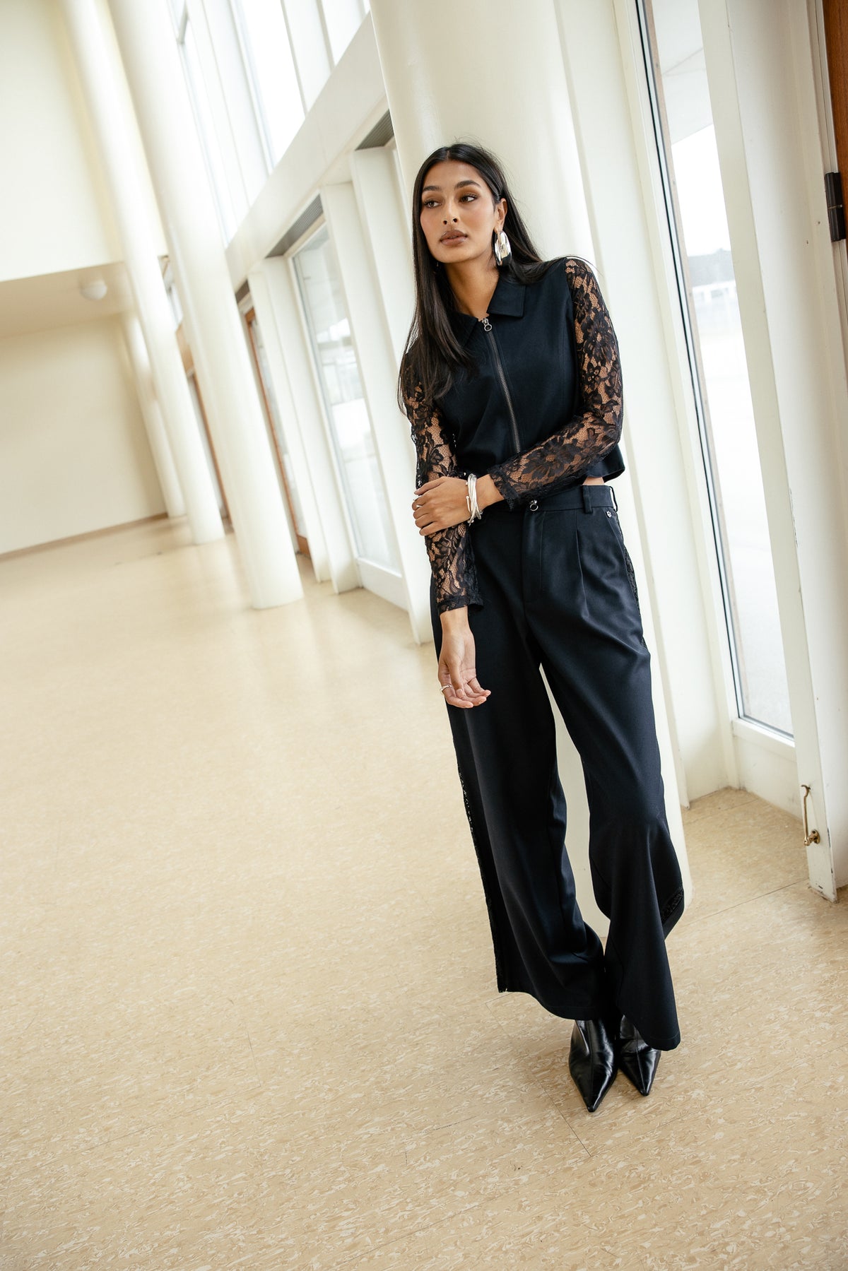 

Pantalon City flare Femme Alison Dust dark sapphire | Freeman T. Porter