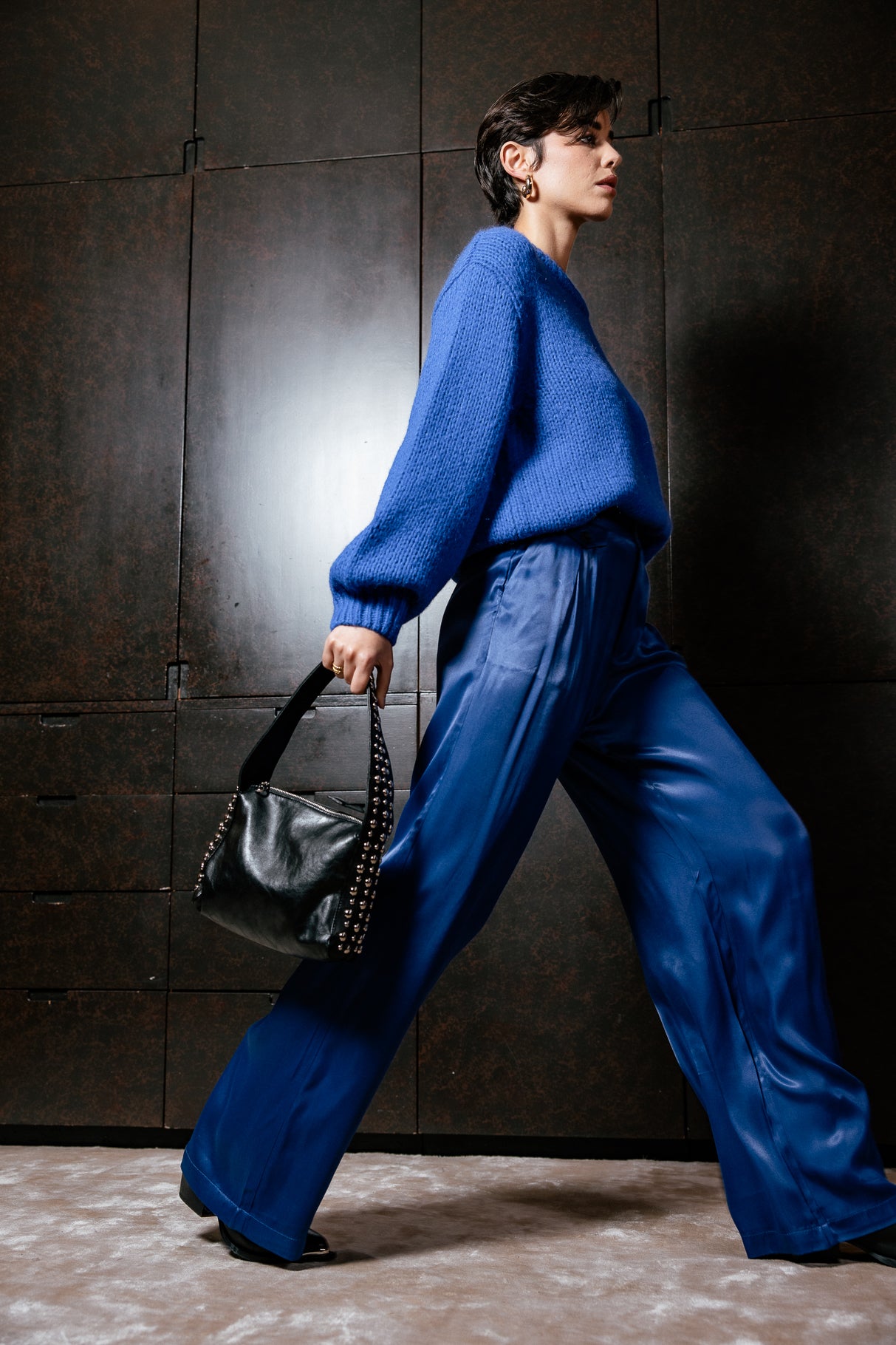   
            

Pantalon City flare Femme Alison Silk bellwether blue | Freeman T. Porter
          