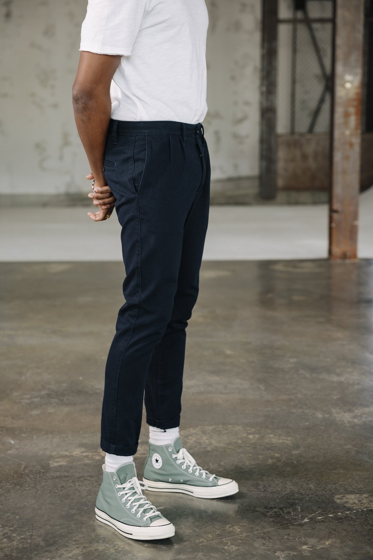 

Pantalon city Men Ocoris Drill navy | Freeman T. Porter