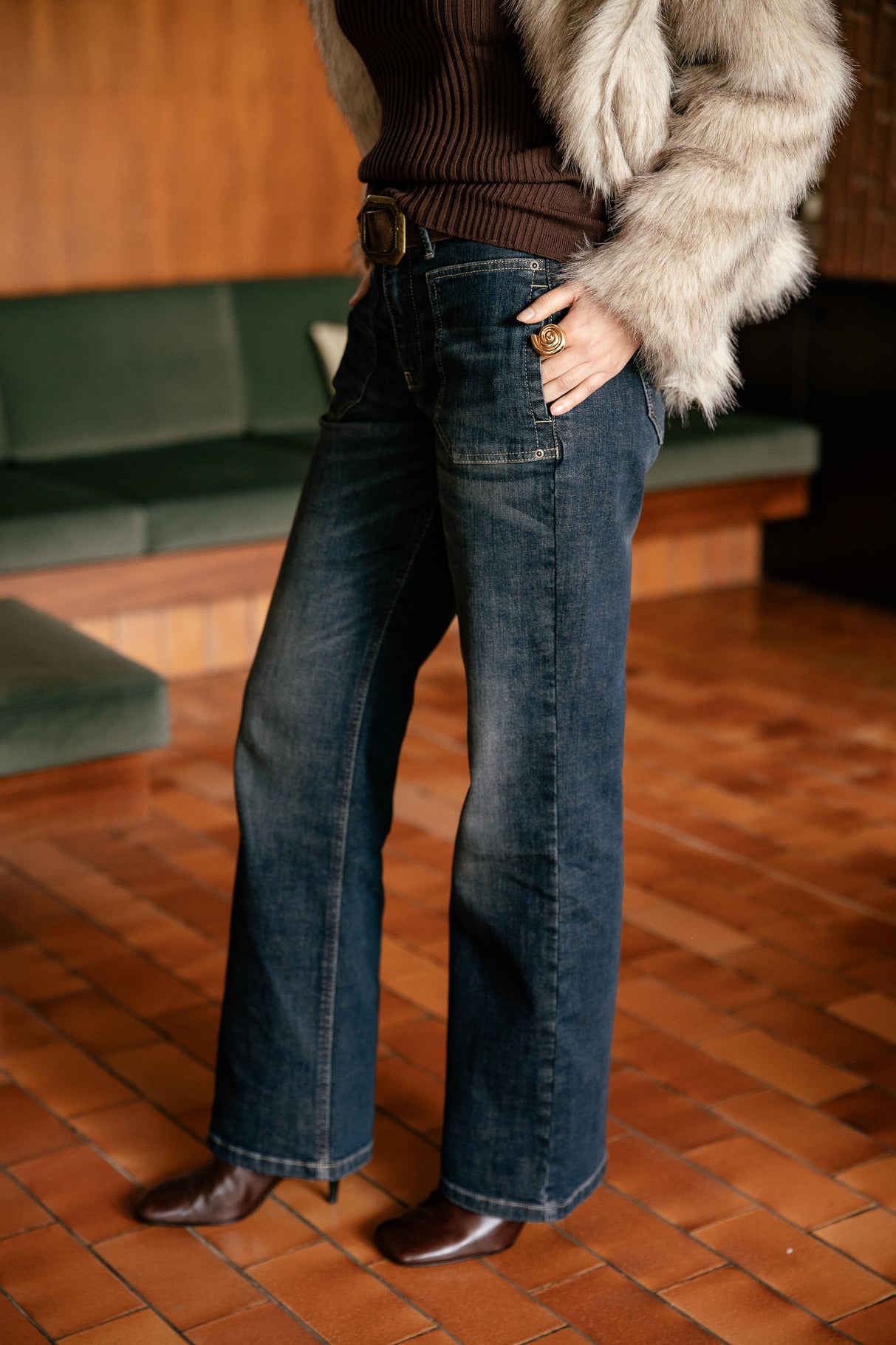 

Jeans large Femme Eloisa midiego | Freeman T. Porter