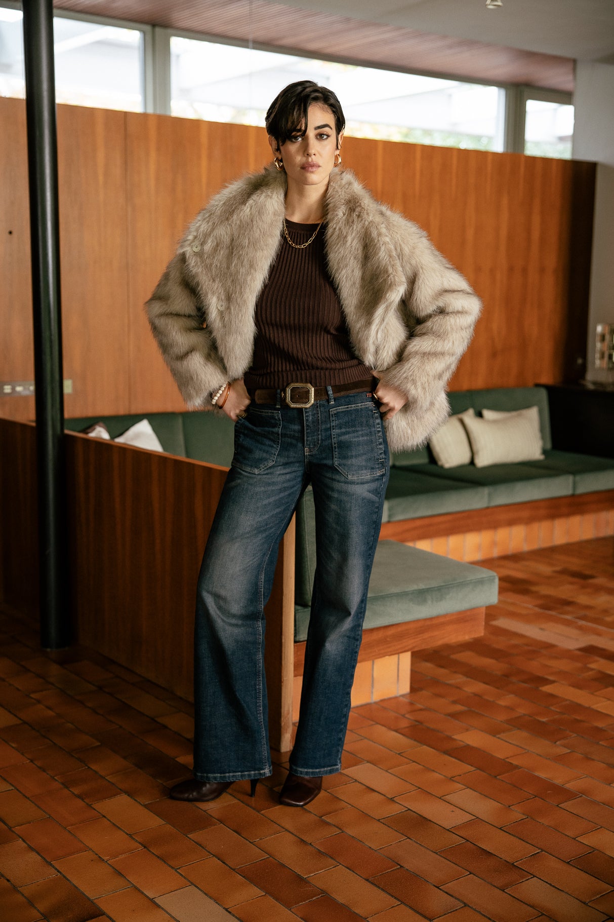 

Jeans large Femme Eloisa midiego | Freeman T. Porter