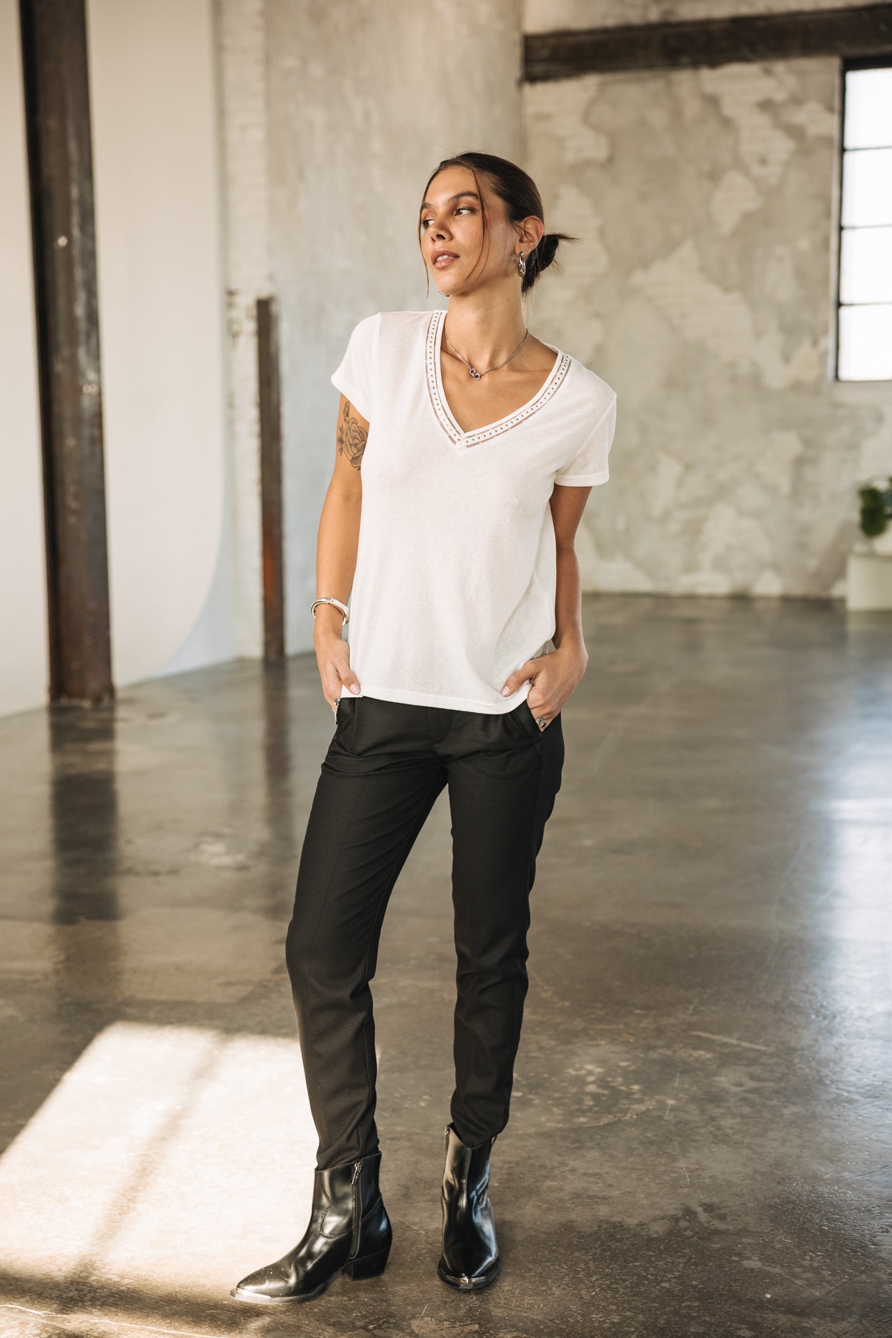 

Super-slim pants Woman Tessa Socially black | Freeman T. Porter