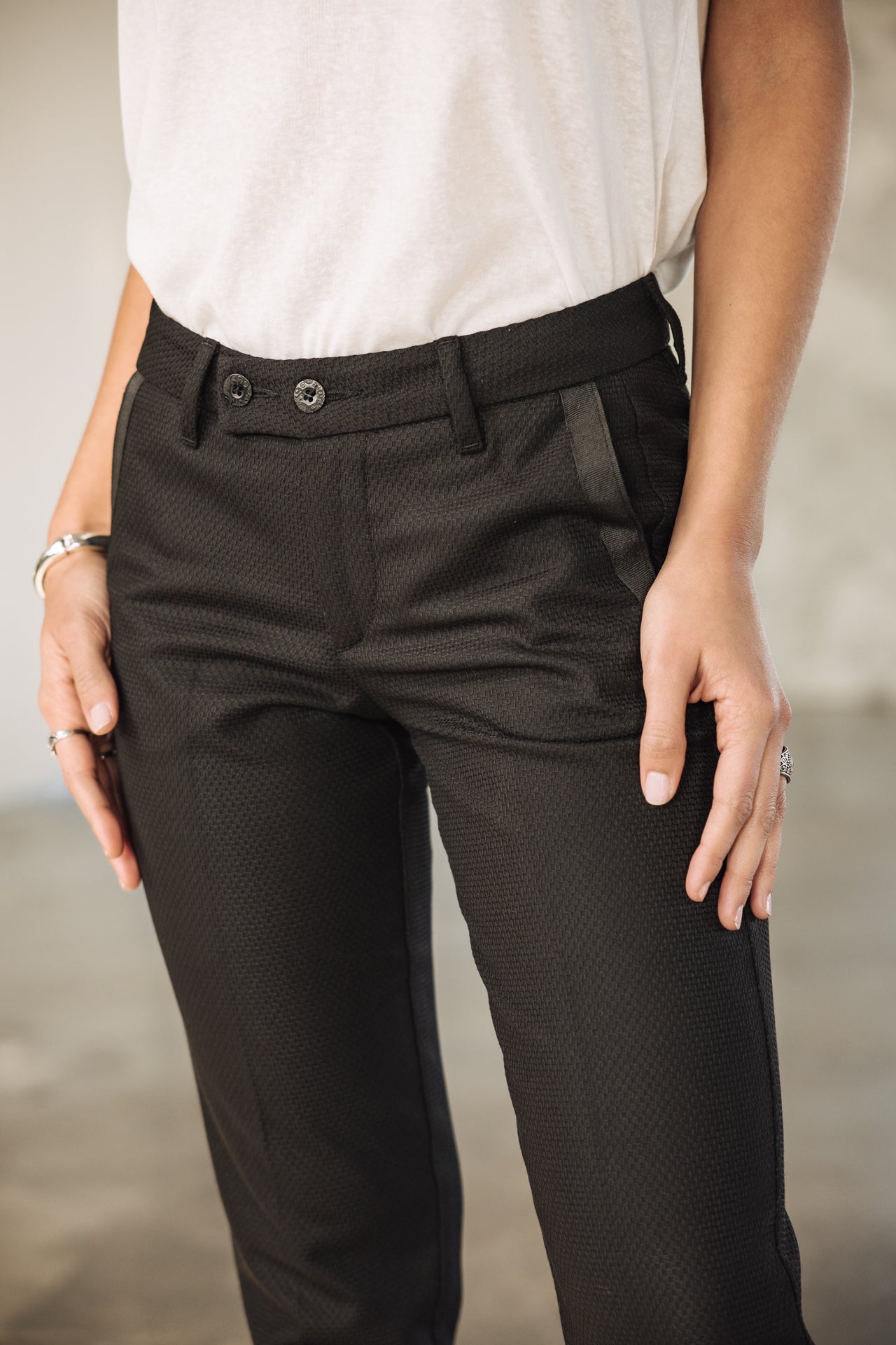 

Super-slim pants Woman Tessa Socially black | Freeman T. Porter