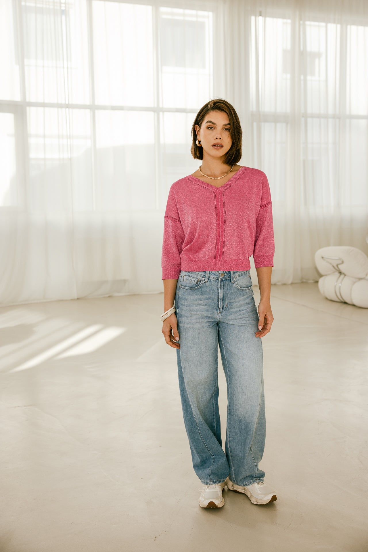 

Jeans barrel Femme Nettie maori | Freeman T. Porter