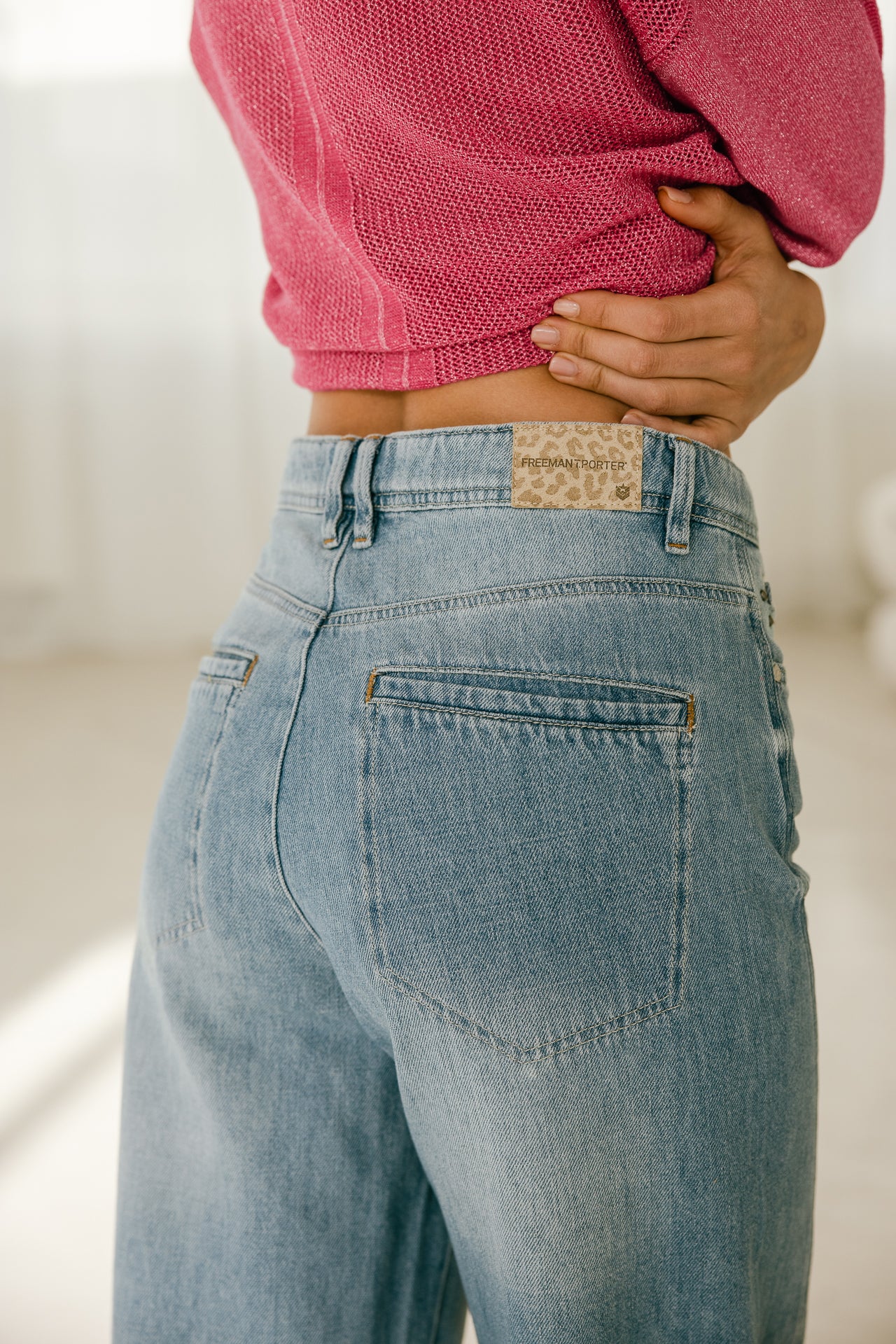 

Jeans barrel Femme Nettie maori | Freeman T. Porter