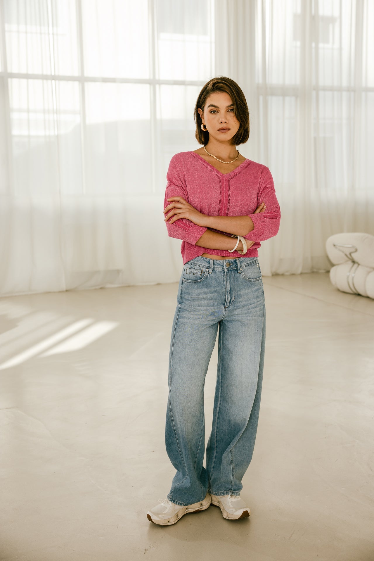 

Jeans barrel Femme Nettie maori | Freeman T. Porter