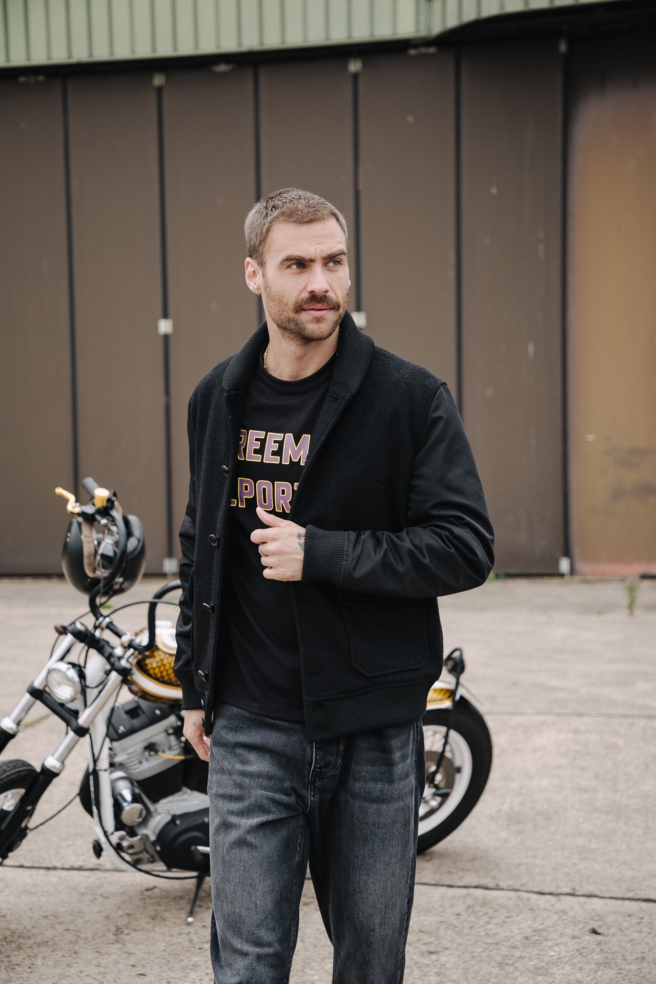 
              

Bomber Men Ned Wool Mix original | Freeman T. Porter
            