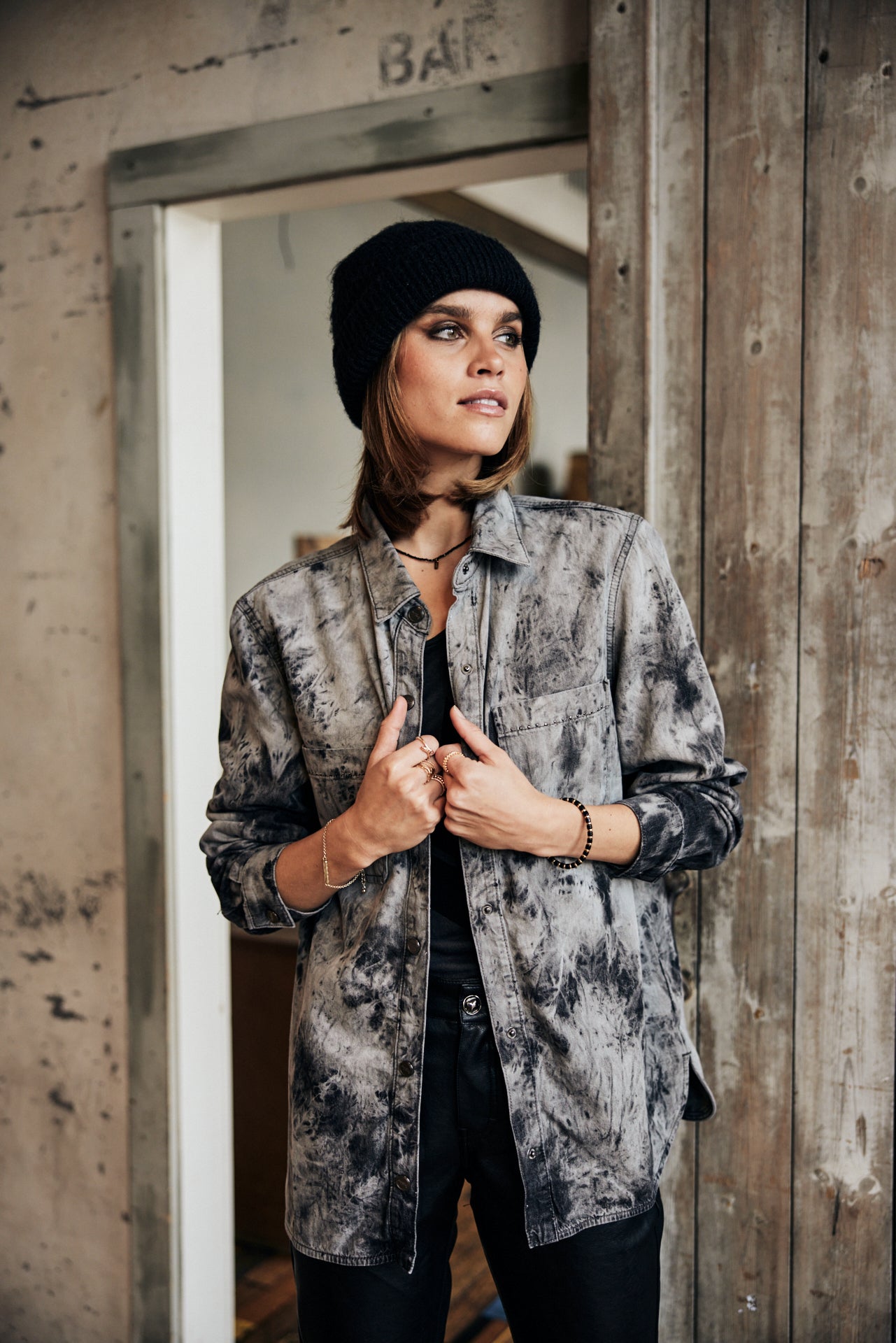 

Chemise oversize Unisex Charlise Tie and Dye original | Freeman T. Porter