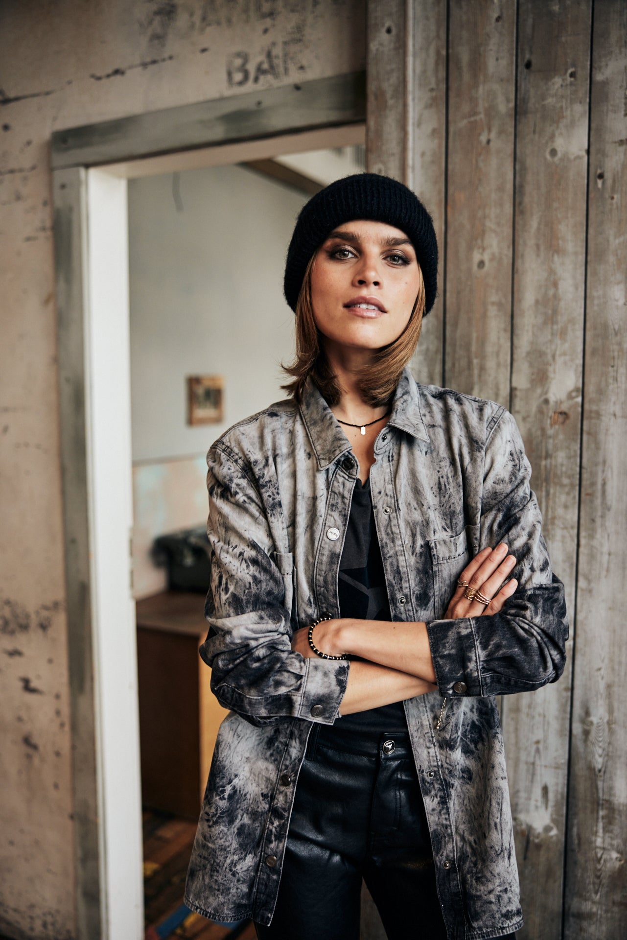

Chemise oversize Unisex Charlise Tie and Dye original | Freeman T. Porter