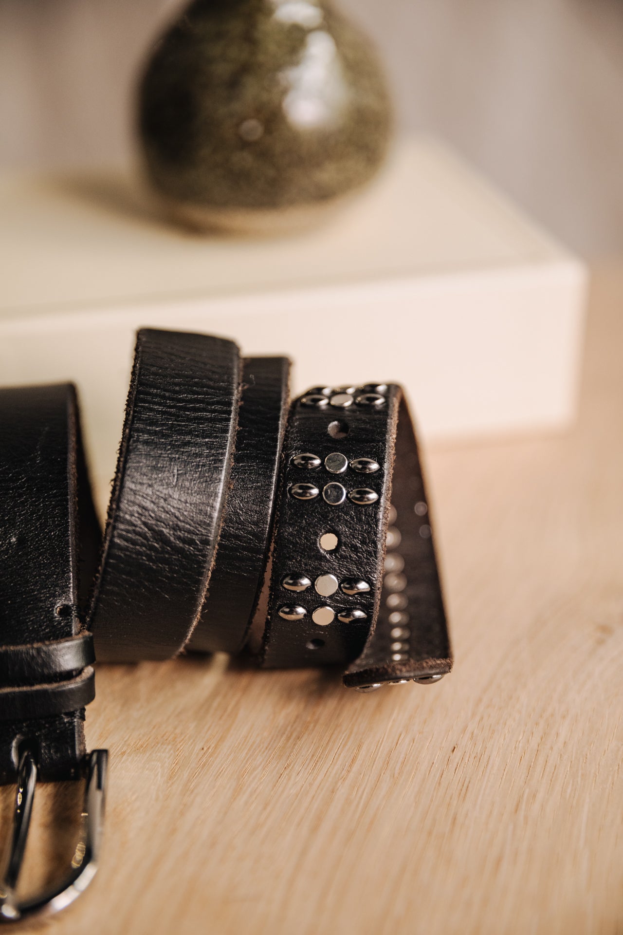 

Leather belt Woman Asdrig black | Freeman T. Porter