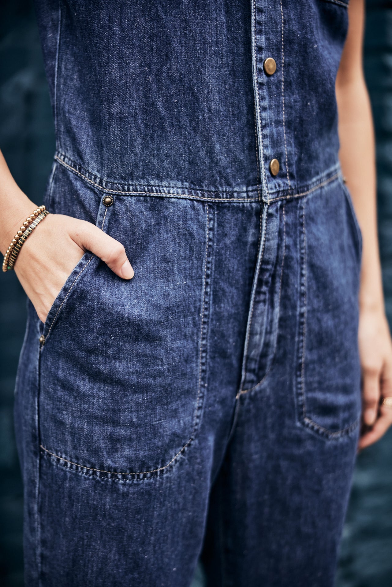 

Combinaison Femme Tifany Denim filipina blue | Freeman T. Porter