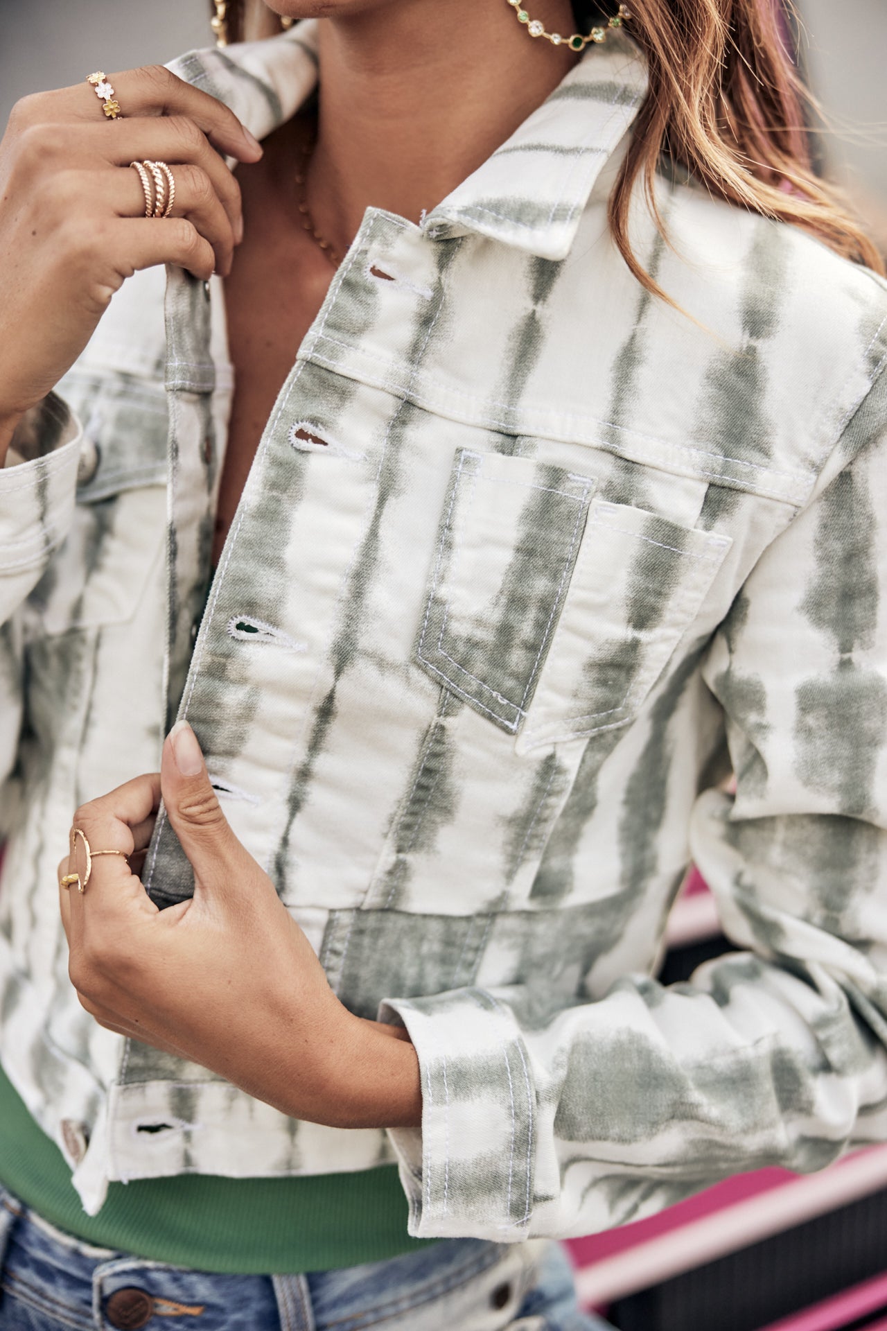 

Short jacket Woman Myriam Heaven stormy sea | Freeman T. Porter