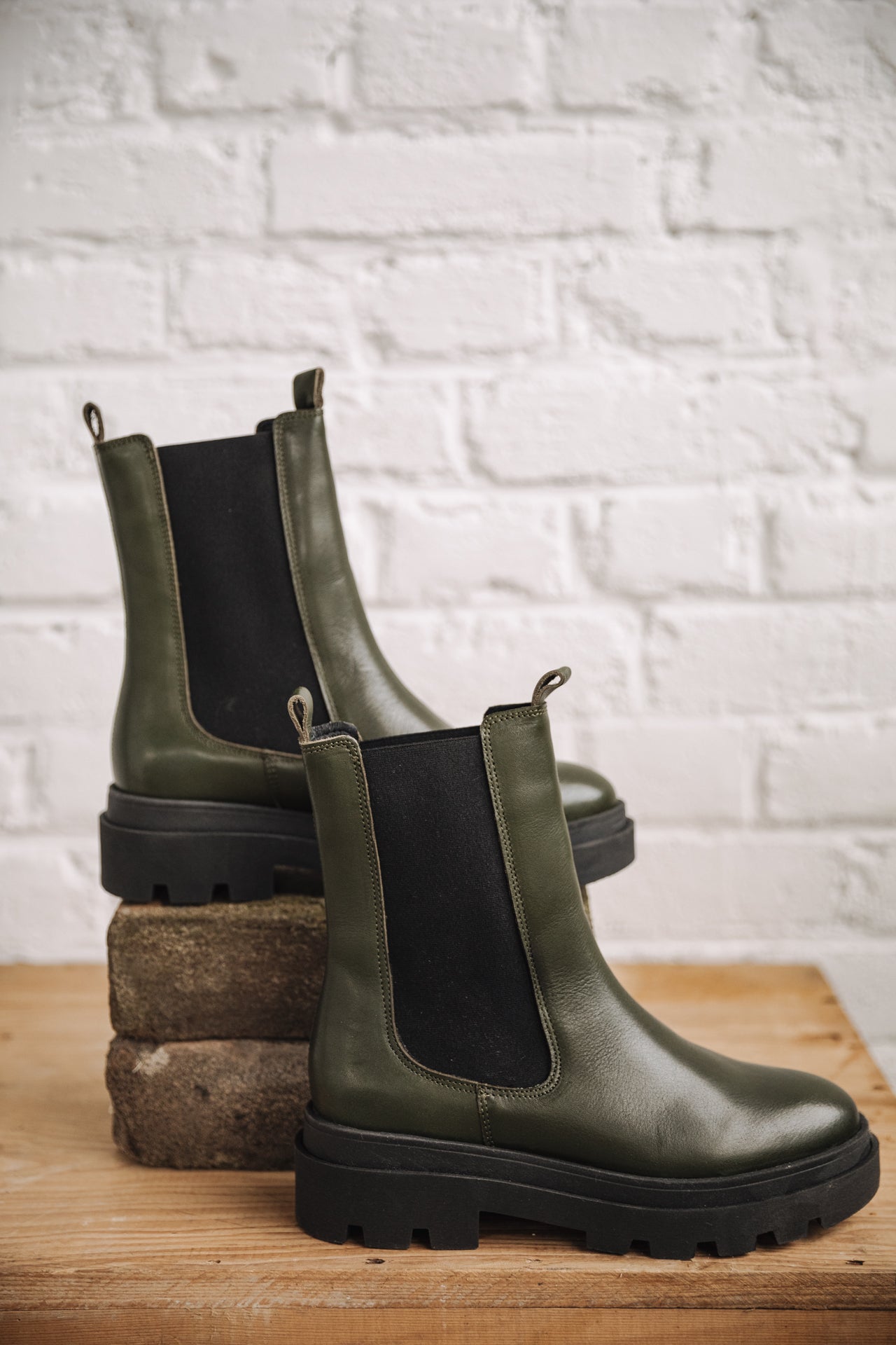 

Boots Femme Ivana khaki | Freeman T. Porter