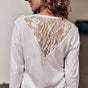 

Pull manches longues Woman Parcia Lace white | Freeman T. Porter