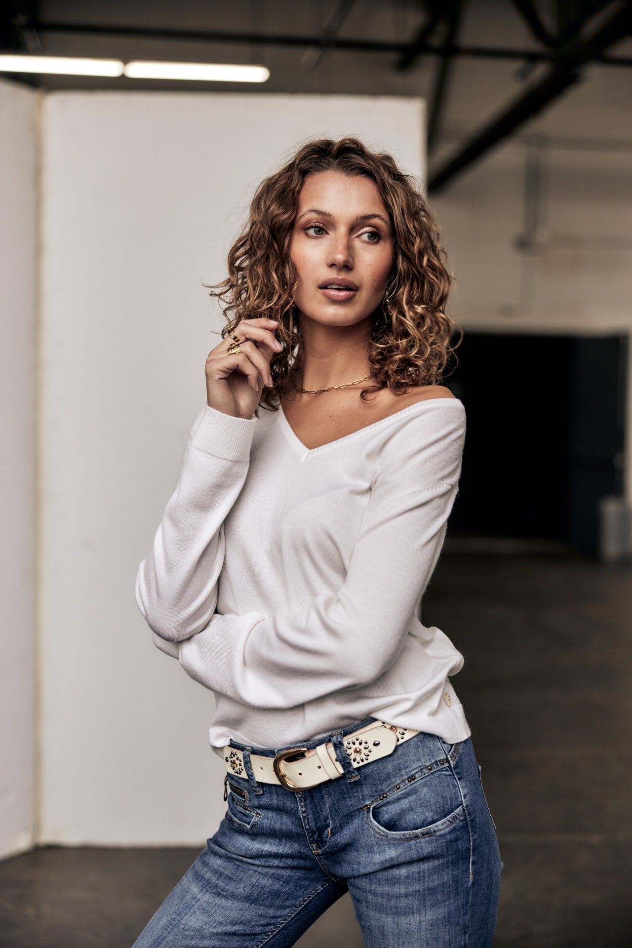 
              

Pull manches longues Woman Parcia Lace white | Freeman T. Porter
            