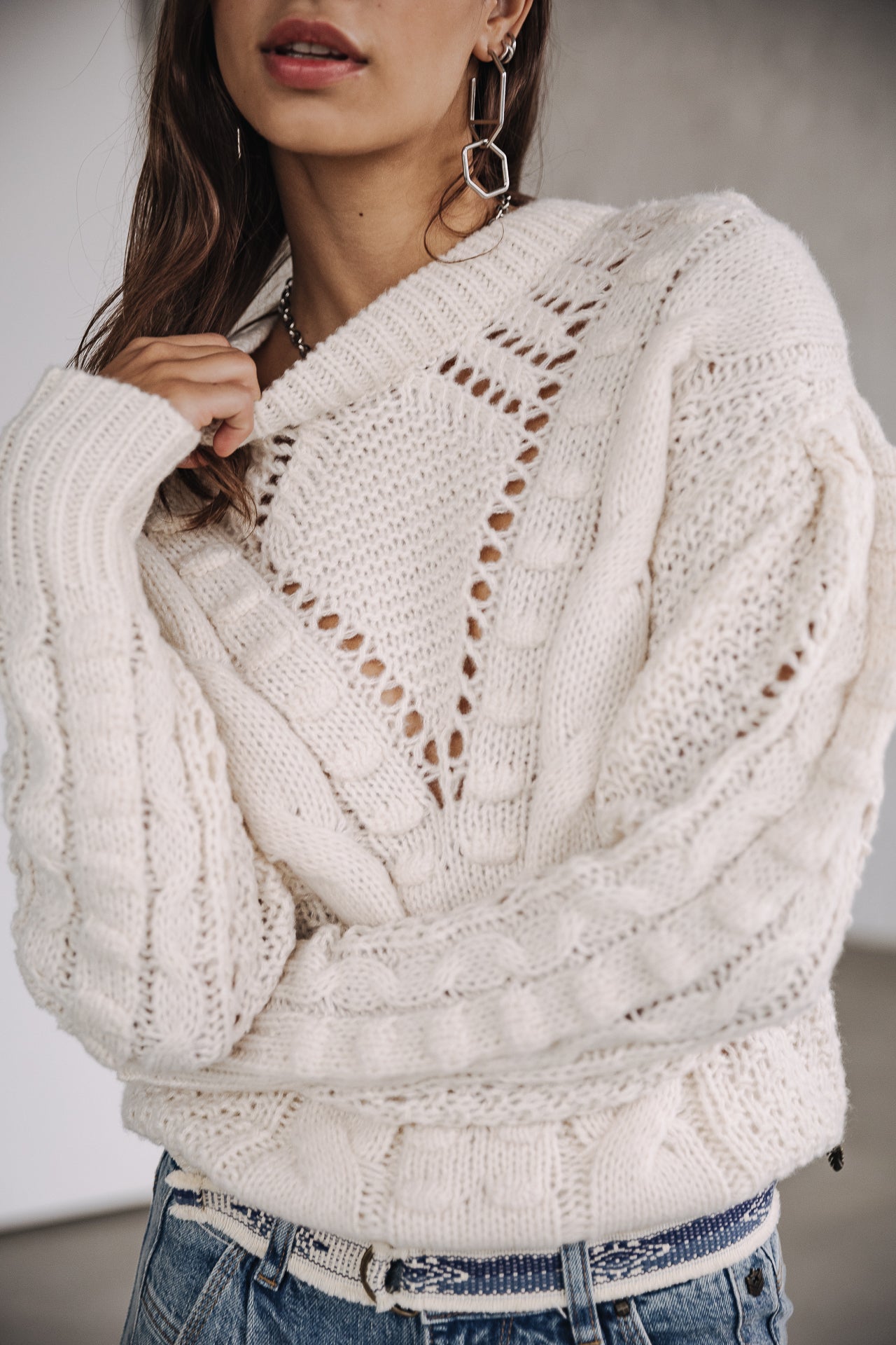 
              

Pull manches ballon Femme Prudence egret | Freeman T. Porter
            