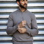 

Pull col montant zippé Unisex Palace sand melange | Freeman T. Porter