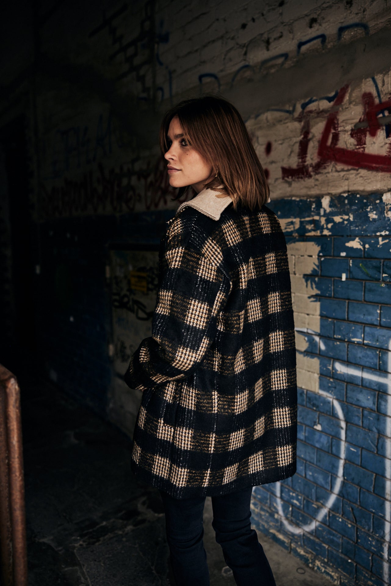 

Manteau en drap de laine Femme Micky Woods golden oak | Freeman T. Porter