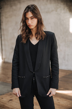 

Blazer cintré Femme Stessy Polyneo black | Freeman T. Porter