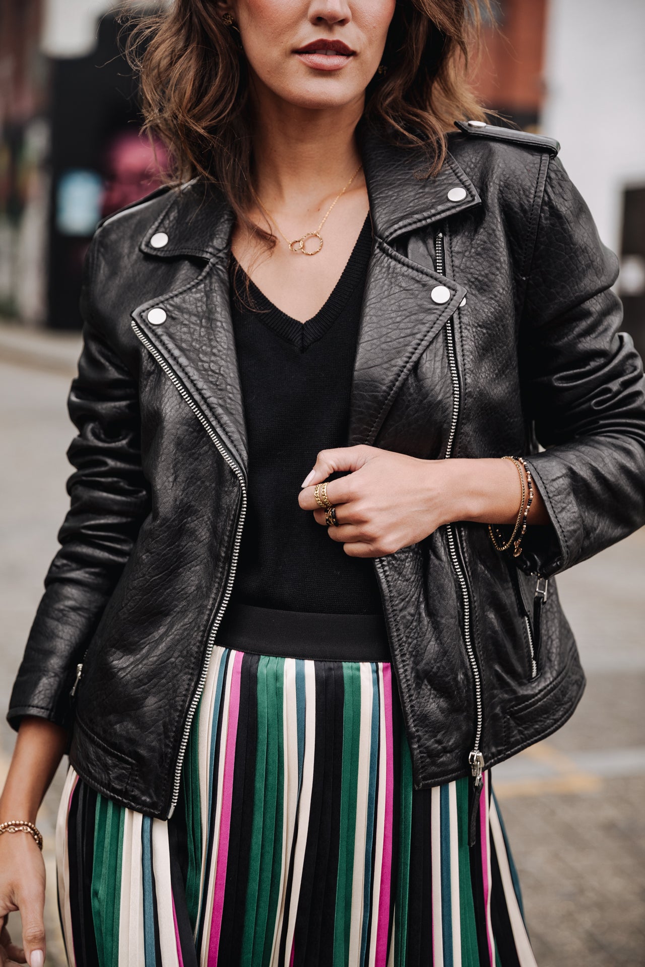

Perfecto en cuir Femme Kristen Leather black | Freeman T. Porter