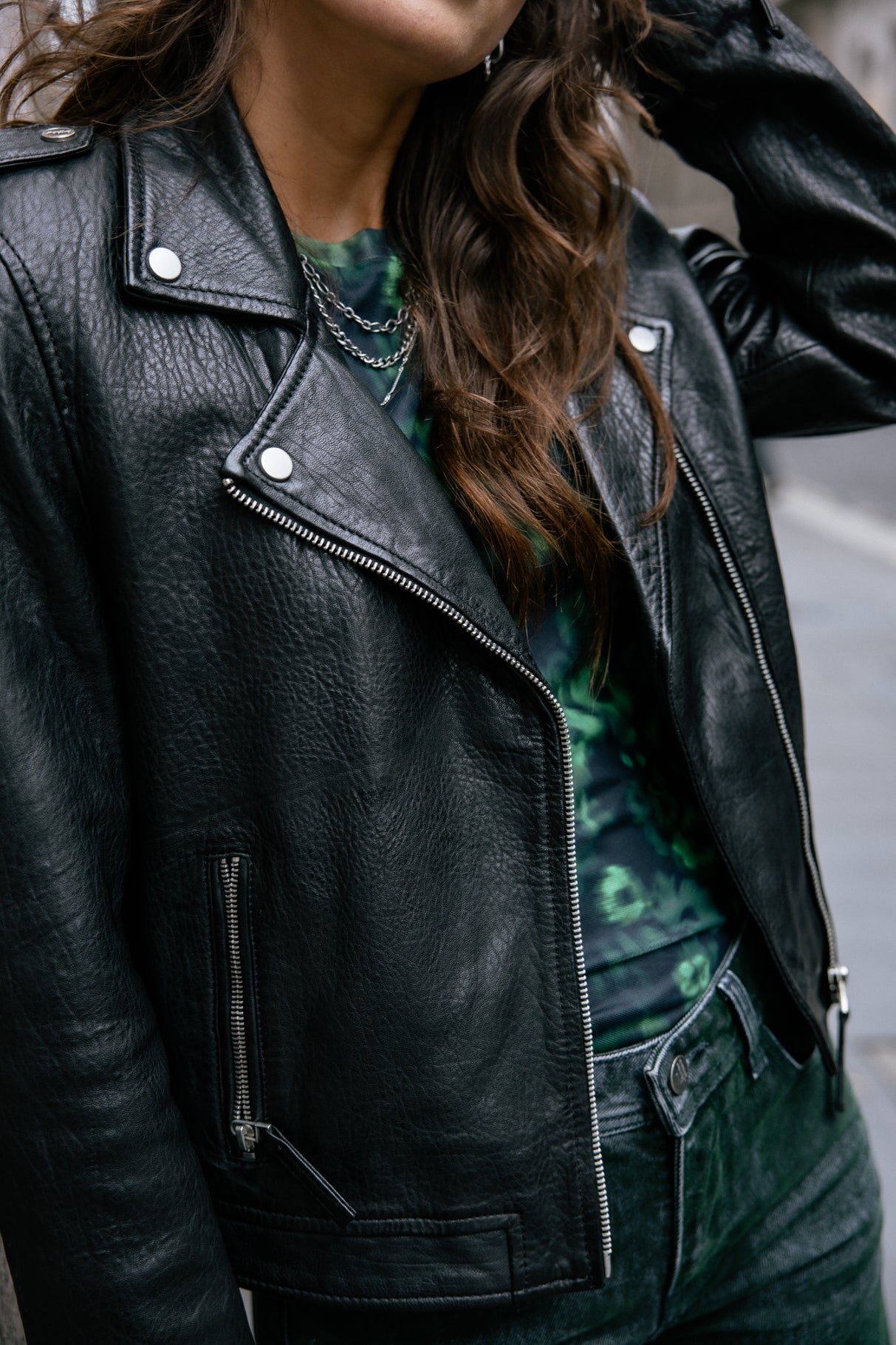 

Perfecto en cuir Femme Kristen Cuir black | Freeman T. Porter
