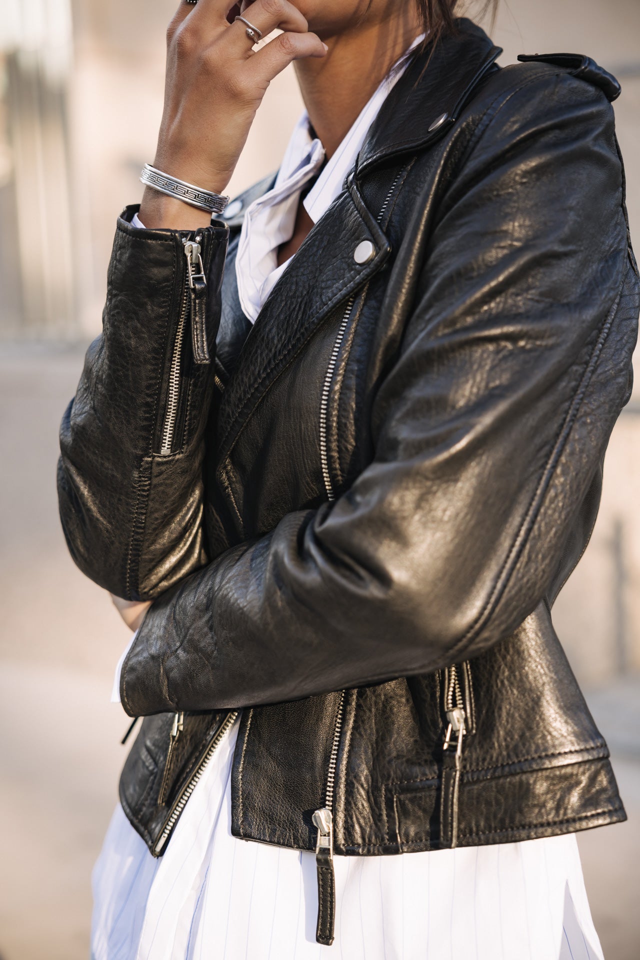

Perfecto aus Leder Frau Kristen Leather black | Freeman T. Porter