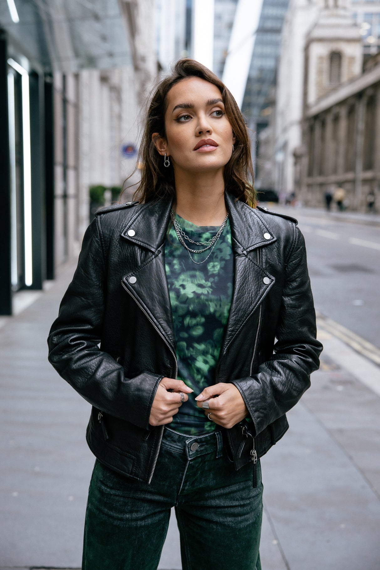 

Perfecto en cuir Femme Kristen Cuir black | Freeman T. Porter