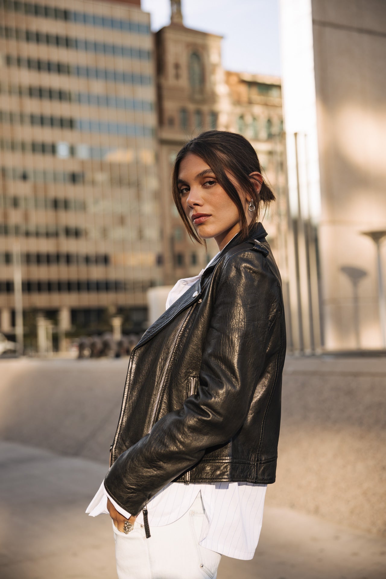 

Perfecto aus Leder Frau Kristen Leather black | Freeman T. Porter