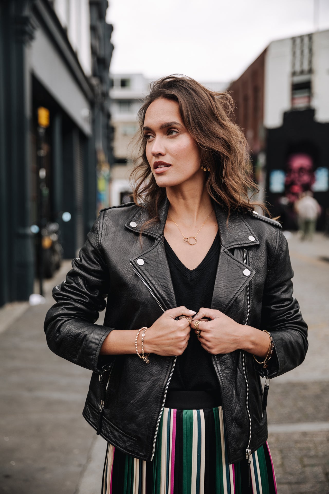 

Perfecto en cuir Femme Kristen Leather black | Freeman T. Porter