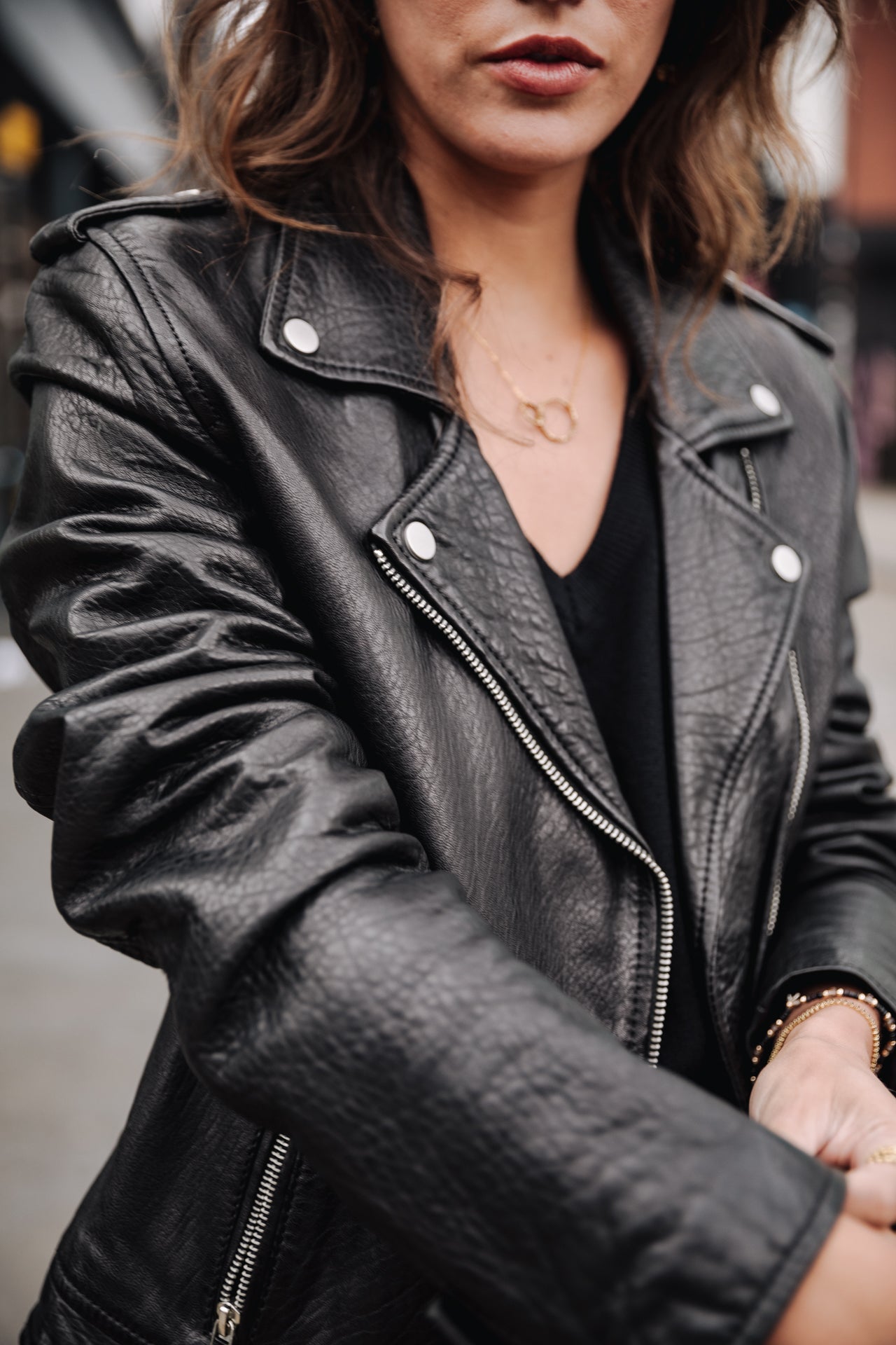

Perfecto en cuir Femme Kristen Leather black | Freeman T. Porter