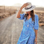 

Robe courte porte-feuille Woman Laurence Pisello french blue | Freeman T. Porter