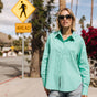 

Oversize shirt Women Chella Plain Color billiard | Freeman T. Porter