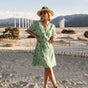 

Robe courte Femme Mila Bucolic foliage green | Freeman T. Porter