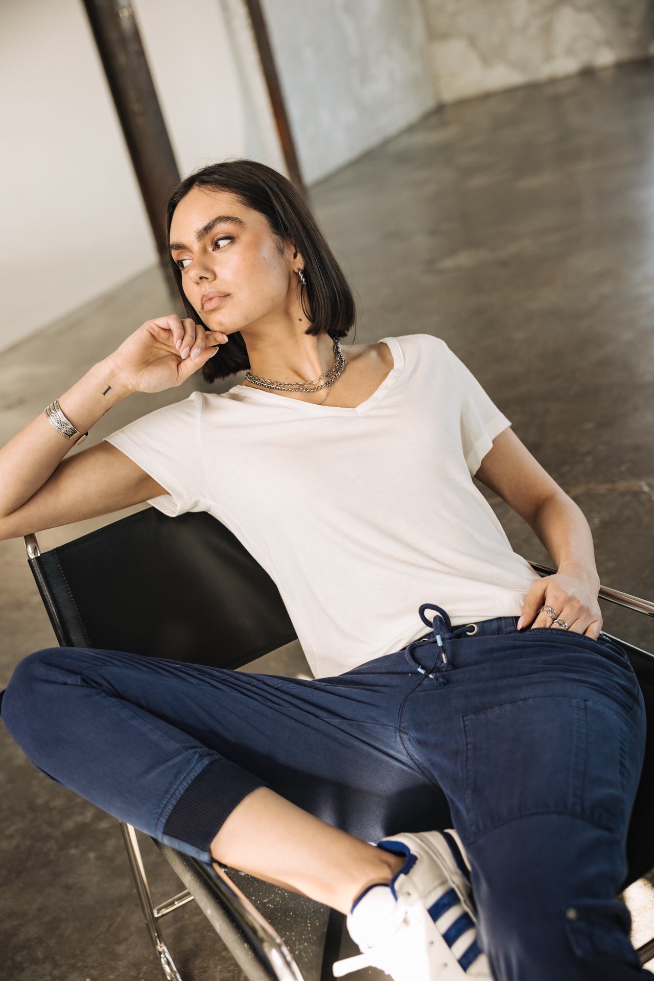 

T-shirt logo en strass Femme Tarissa Icon white | Freeman T. Porter