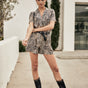 

Short Jumpsuit Woman Loana Short Cebra irish cream | Freeman T. Porter